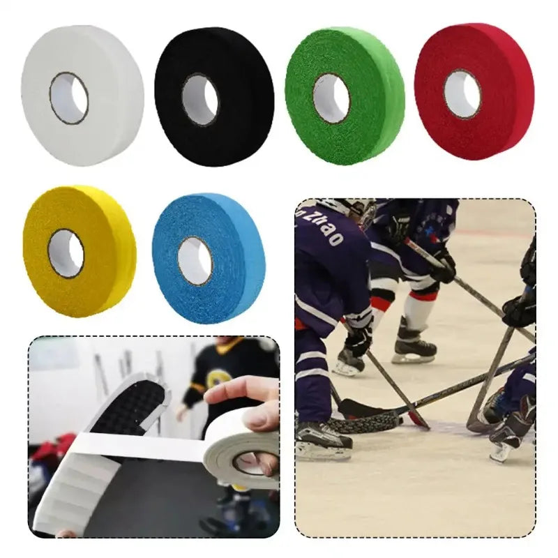 1 Roll Professional Hockey Ice Hockey Tape Transparent Sports Tape High Adhesion Wear-resistant Anti Slip Protective Equipment