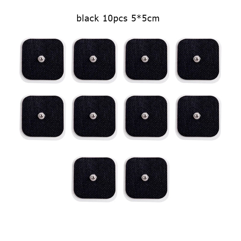 5*5cm Electrode Pads Tens Machine Reusable EMS Acupuncture Body Muscle Massager Accessories Adhesive Patch