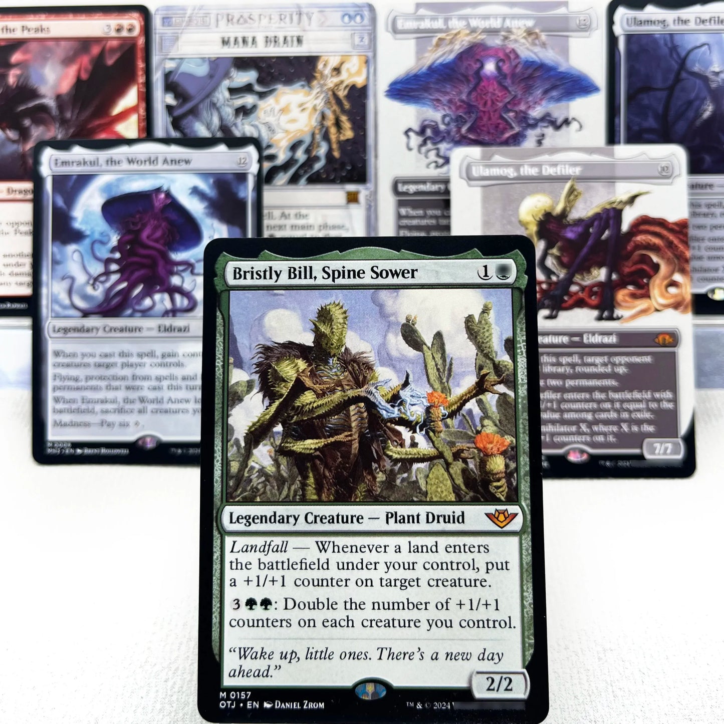 MH3 OTJ OTP HOLO7-Ⅰ04 Tcg cards  proxys Magical Ulamog,  the Defiler Bristly Bill, Spine Emrakul, the World Anew Gather