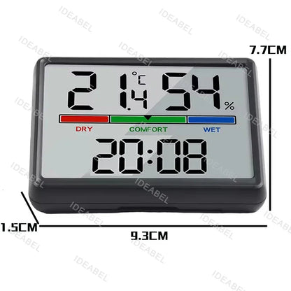 LCD Digital Thermometer Hygrometer Indoor Room Electronic Temperature Humidity Meter Sensor Gauge Weather Station For Home ﻿