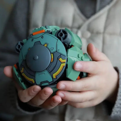 Green Wrecking Ball Hamster Pioneer Boy Assembled Building Blocks Compatible Toy Educational Model Toy Hammond
