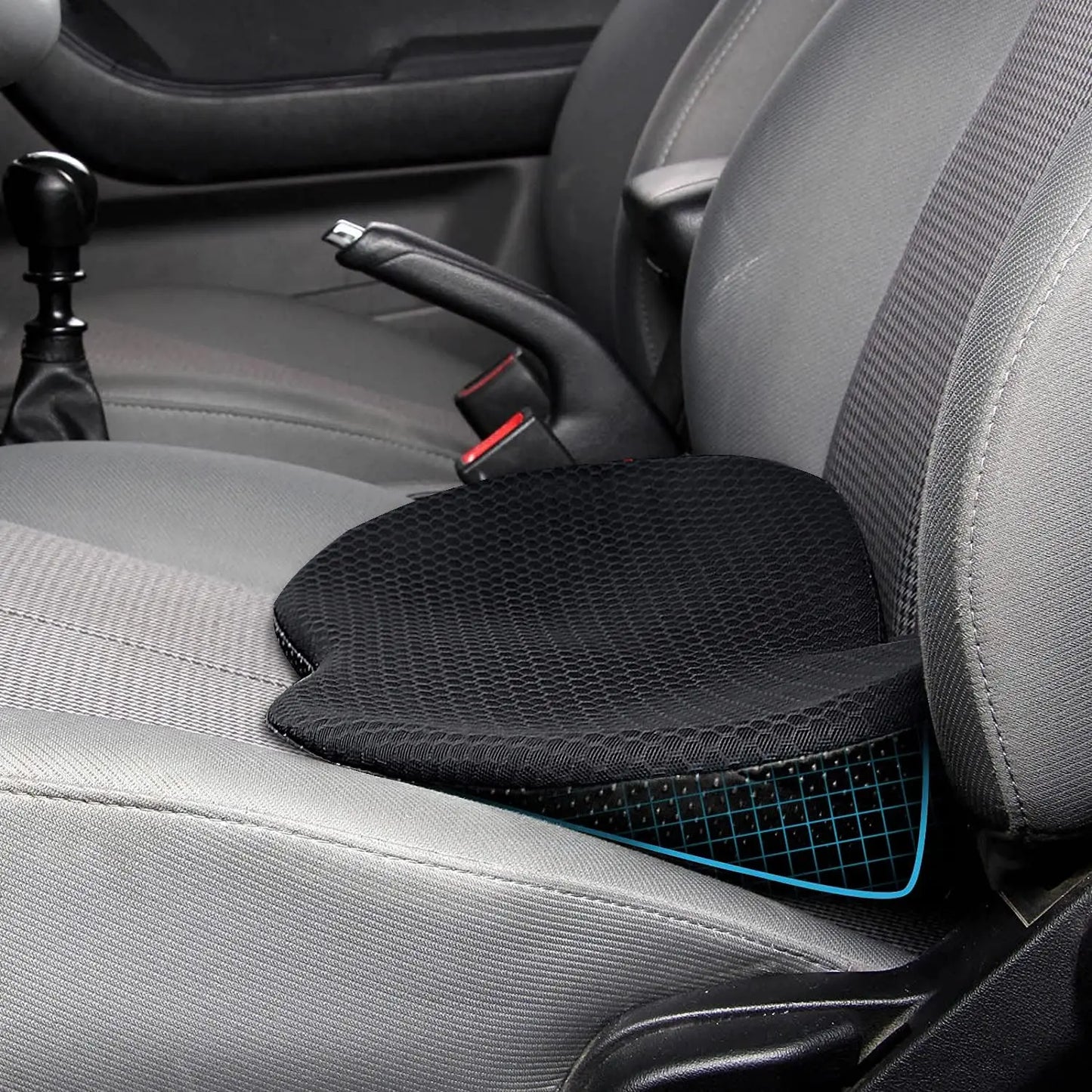 Multifunctional Car Seat Cushion Universal Memory Lumbar Pillow Support Driver Breathable Relief Comfort Chair Car Seat Pad