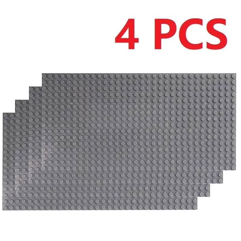 4PCS Classic Baseplates 32x32 16X32 Dots Building Blocks Bricks Base Plates DIY Plastic Board Blocks MOC City Construction Toys