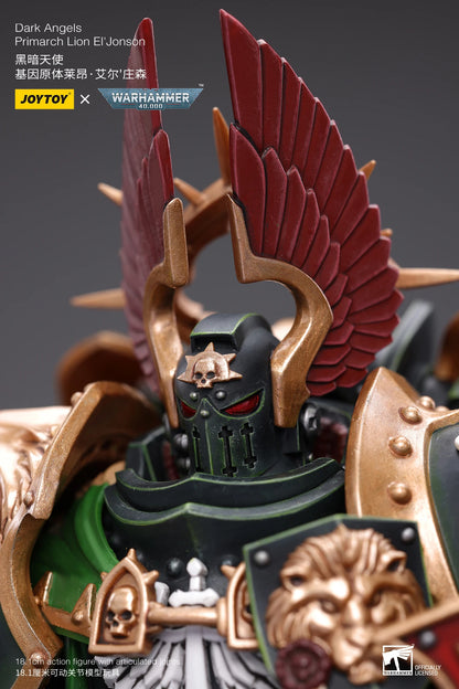 JOYTOY Warhammer 40k 1/18 Action Figures Dark Angels Primarch Lion El'Jonson