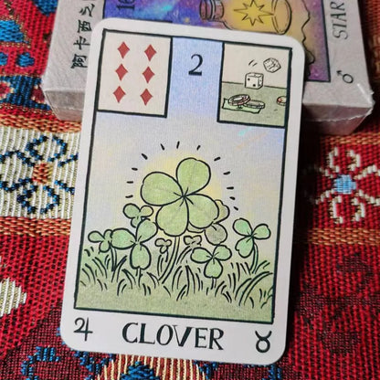 Akashic Eye Lenormand 9.6*6.5cm Rana System 42 Pcs Cards