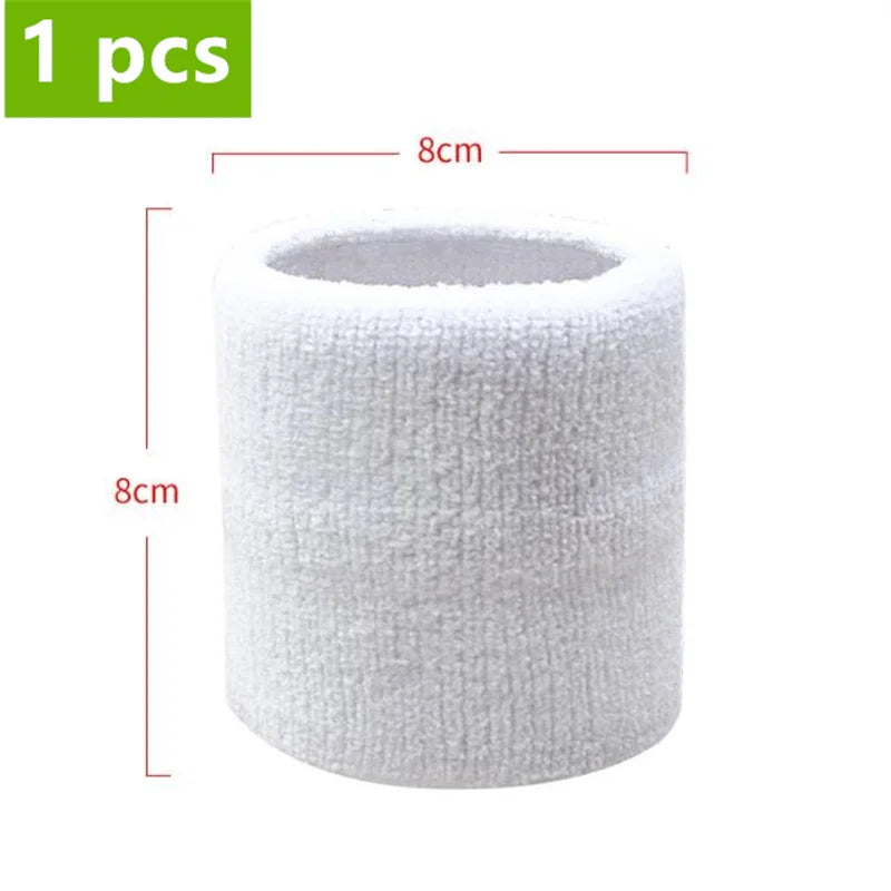 1/10pcs Wrist Support Band Wristband Sport Bracers Sweat Towel Cuff Tennis Wrist Guard Protector Strap Fitness Run Sweatband Gym