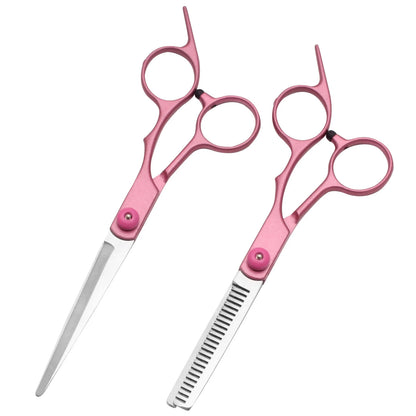 6.0'' Inch Professional Hair Scissors Thinning Cutting Shears Hairdressing Home Salon Apprentice Japan Steel Dropshipping C1000
