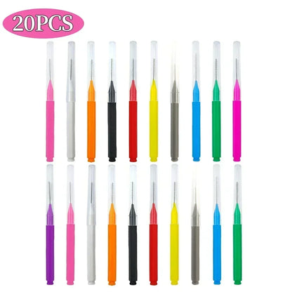 5/10/50PCS Mini Eyebrow Brush Brow Perm Brush Disposable Brow Lifting Brushes Bendable Micro Eyelash Brush Applicators Tools