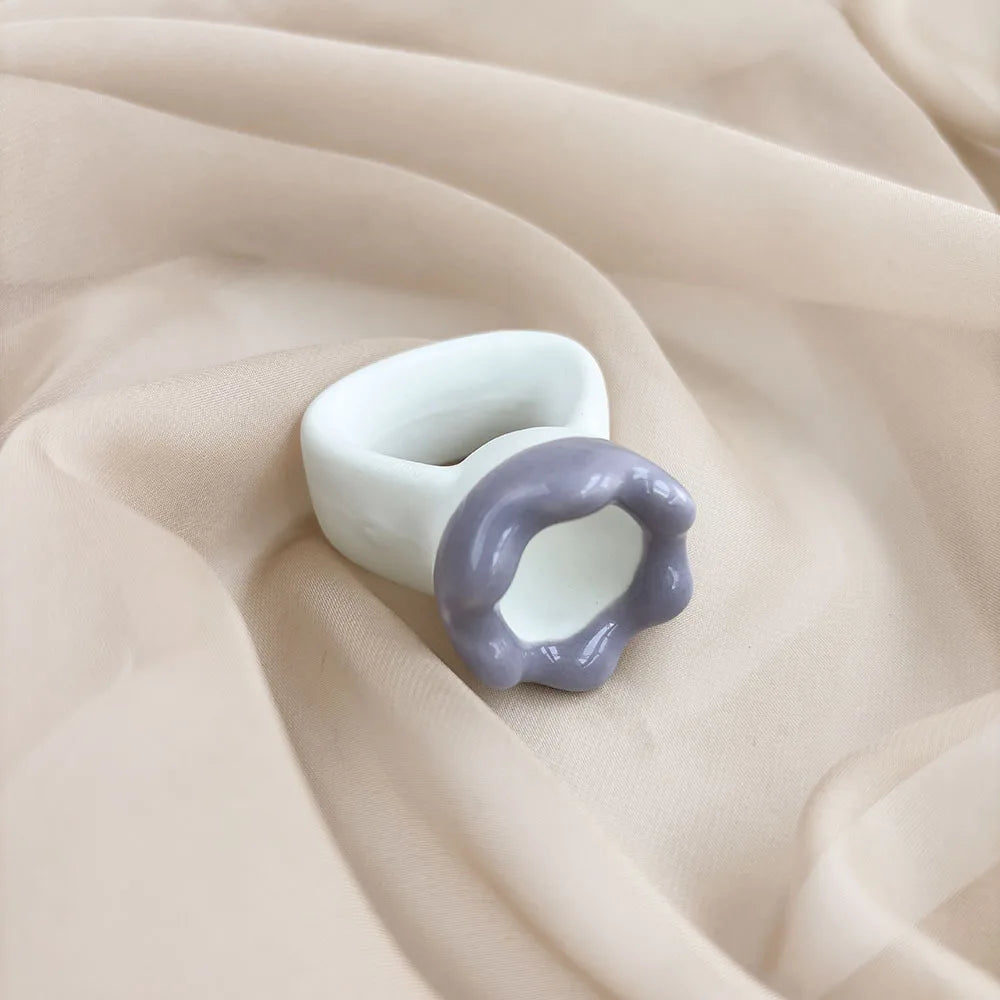 Massage Gua Sha Plate Ceramic Guasha Massage Board Ring Shape Skin Tightening Compact Ergonomic for Face Head Shoulder Knee