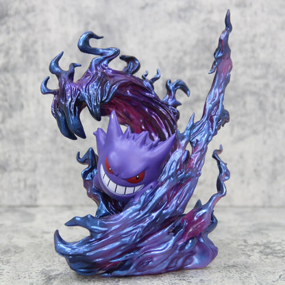 18cm Pokemon Gengar Figure Anime Action Model Collectible Statue for Display Halloween Christmas Birthday Gift Desktop Deco Doll