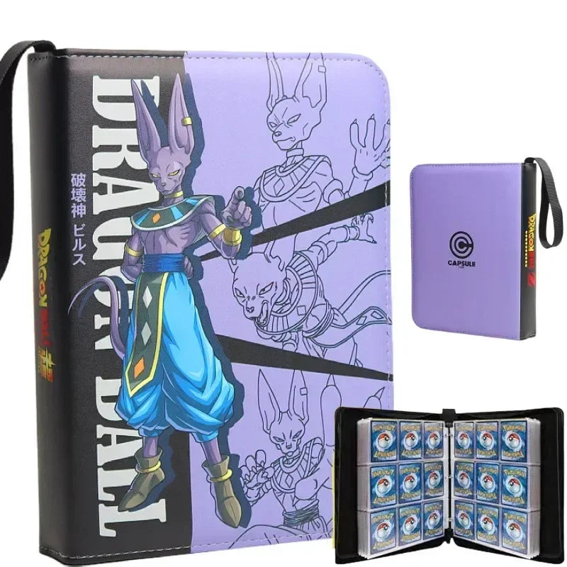 400pcs/900pcs Anime Dragon Ball Card Album Book Collection Card Storage Folder Hold Vegeta Iv Game Cards Binder Holder Kids Gift