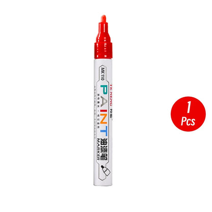 8 Colors Car Scratch Repair Paint Pen Quick Dry Touch Up Paint Repair Pen Waterproof Wheel Tyre Marker Auto Paint Marker Pens
