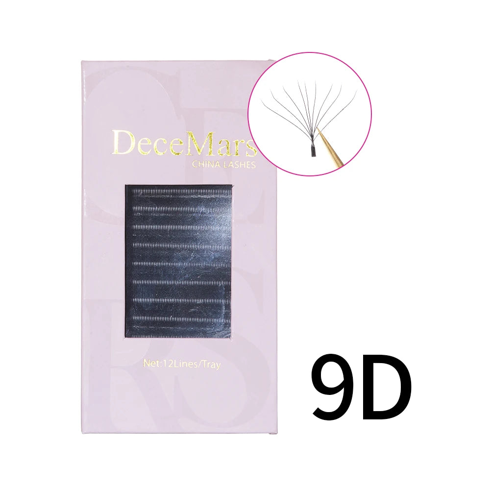 DeceMars 3DW/4DW/5DW/6DW/NEW 6DW/7DW/8DW/NEW 8DW/9DW/10DW/NEW 10DW Eyelash Extension for Makeup
