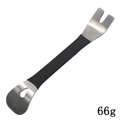 ZEXEF Stainless Steel Buckle Pry for Car Door Rod Plate Removal of Navigation Center Driver Interior Bar Panel Tool Puncher