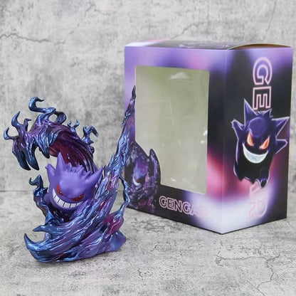 18cm Pokemon Gengar Figure Anime Action Model Collectible Statue for Display Halloween Christmas Birthday Gift Desktop Deco Doll