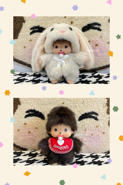 In Stock 15cm Mongon Monkey Kawaii Doll Keychain Bag Pendants Toy Hand Puppet Decompression Children Cute Gift Decoration Gift
