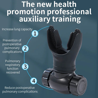 Silicone Respiratory Trainer Lung Ventilator Fitness Equipment High-altitude Respiratory Training Tools for Exercise