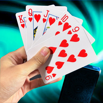Blue Phantom Playing Cards High-end Frosted Plastic PVC Waterproof Deck of Cards Environmentally Poker for Recreation Collection