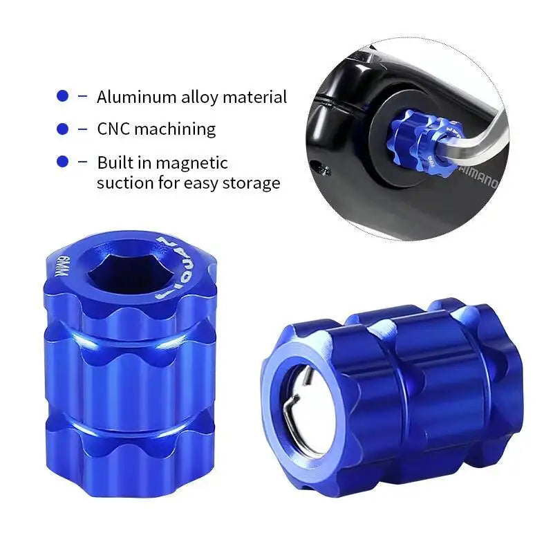 ESLNF Aluminum Alloy Bicycle Magnetic Crank Puller Tool - Crank Arm Install/remove Adjustment Caps Cycling Repair Accessories