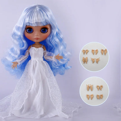 ICY DBS Blyth Doll Tan Skin Matte Face With Eyebrows Special Price 1/6 BJD JOINT body Neo Christmas Gift Anime