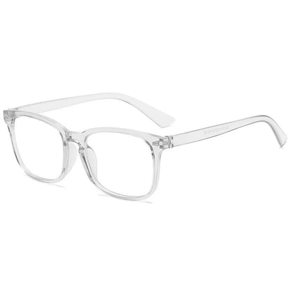 New Trending Blue Light Blocking Men's Glasses Gaming PC Matte Black Anti Ray Eyeglasses Women Transparent Fashion Eyewear