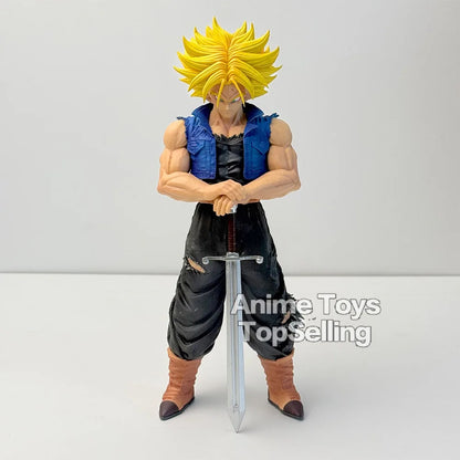 25cm/9.84in Anime Dragon Ball Z Trunks Figure Future Trunks Action Figures MPVC Statue Collection Model Toys for Children Gifts