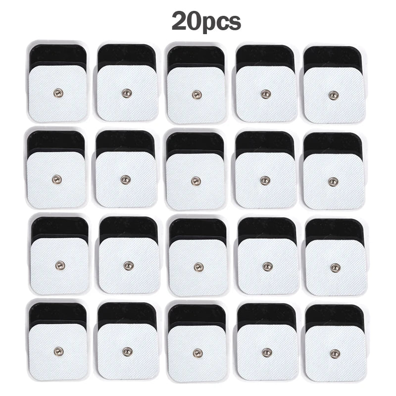 5*5cm Electrode Pads Tens Machine Reusable EMS Acupuncture Body Muscle Massager Accessories Adhesive Patch