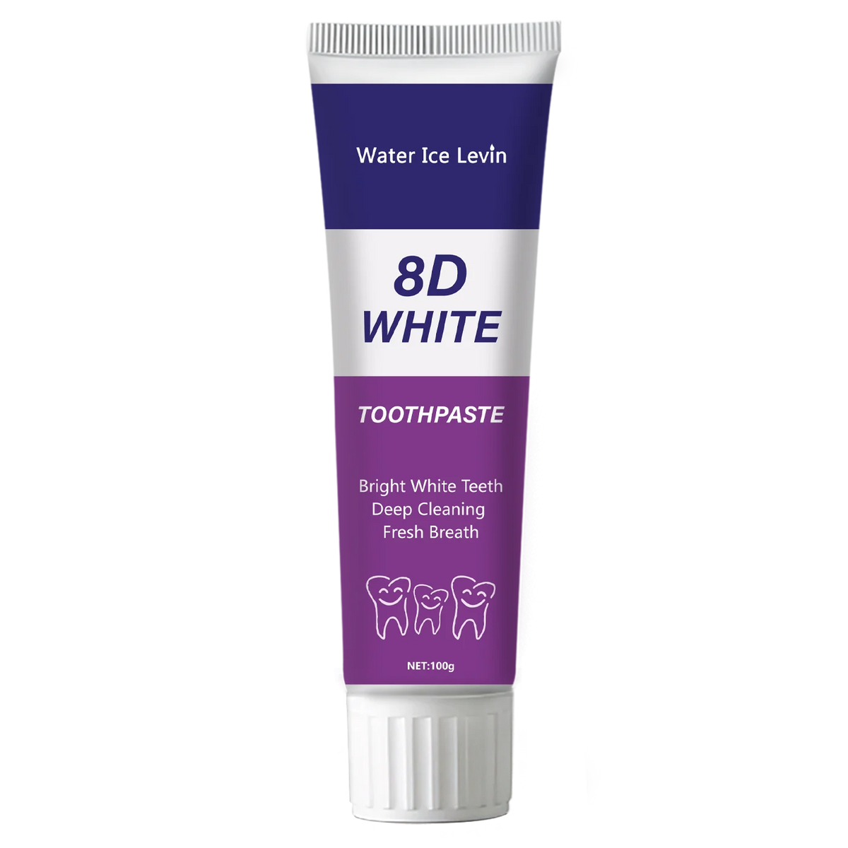 8D Snow Toothpaste, Deep Cleansing, Contains Natural Plant Extracts, Freshens Breath, Formula That Enhances Confidence, Suitable for Adults and Teenagers, Enhances Confidence with Its Teeth Care
