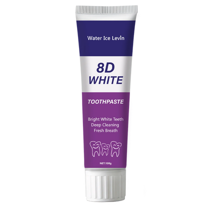8D Snow Toothpaste, Deep Cleansing, Contains Natural Plant Extracts, Freshens Breath, Formula That Enhances Confidence, Suitable for Adults and Teenagers, Enhances Confidence with Its Teeth Care