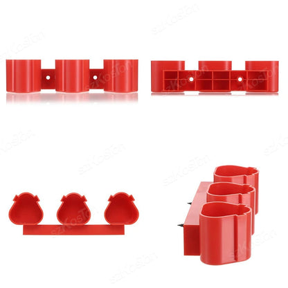 Battery Holder Tool Storage Fixed Bracket Installation Base Display Rack Buckle for Makita/Milwaukee/Bosch 10.8/12V Battery
