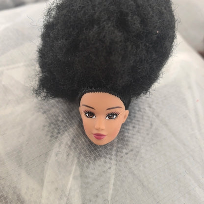 Original Doll Supermodel Star FR Heads DIY Head for 1/6 Doll Accessories Limited Special Curly haired black doll Collection gift