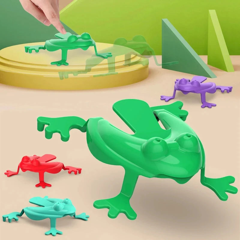 20pcs Jumping Plastic Frog Bounce Fidget Classic Toy kid Stress Relief Toy kid Birthday，Family Party Game Toy Discounts Prizes