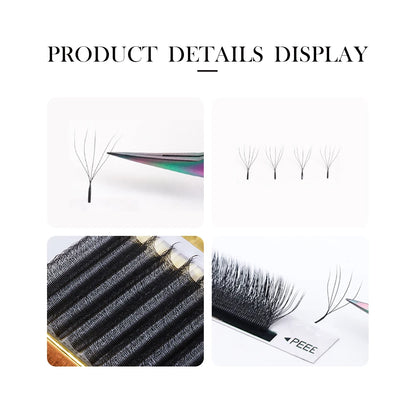 DeceMars 3DW/4DW/5DW/6DW/NEW 6DW/7DW/8DW/NEW 8DW/9DW/10DW/NEW 10DW Eyelash Extension for Makeup
