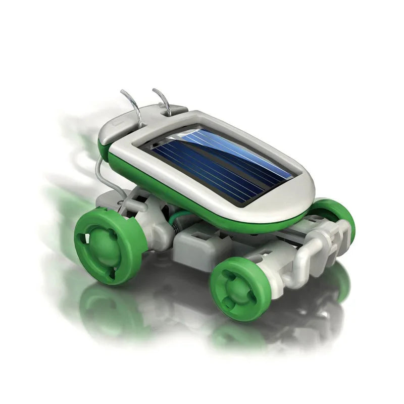 6-In-1 Solar-Power Robot Kit Assembling Ship Fan Windmill Car Toys Scientific Lab DIY Kids Educational Gadgets