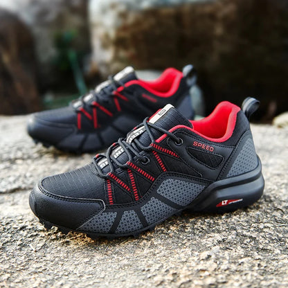 Cycling Shoes Men's Shoes Lockless Bicycle Sports Shoes Outdoor Mountain Off-road Lightweight Non-Slip Wear-Resistant Shoes39-47