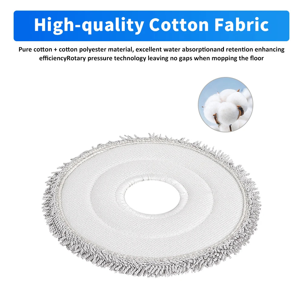 Easy Install Perfect Fit Mop Cloth Kit Mop Pad Part For Xiaomi Mijia 5 Pro OV21CN X10 Plus S10 Plus X20 X20 Plus M30 Pro M30S