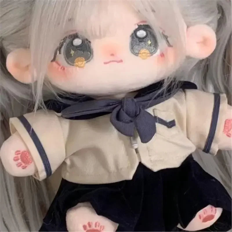 20cm Genuine Kawaii Idol Doll Plush Princess Dolls Stuffed Figure Toys Cotton Baby Plushies Toys Fans Collection Gifts