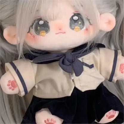 20cm Genuine Kawaii Idol Doll Plush Princess Dolls Stuffed Figure Toys Cotton Baby Plushies Toys Fans Collection Gifts