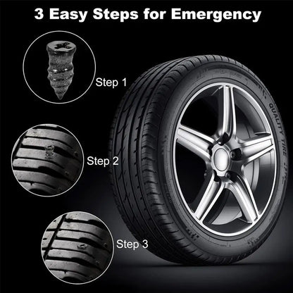 100pcs Tire Repair Screw with ScrewdriverFor Car Motorcycle Truck Universal Vacuum Tyre Repair Nails Tire set Car Accessories
