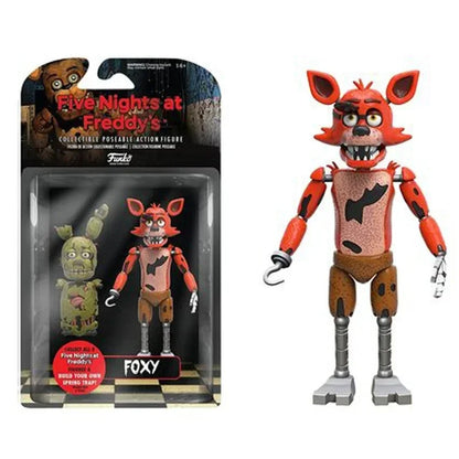 14CM FNAF Figures Nightmare Freddy Bonnie Foxy Chica Action Figure Movable Blacklight Freddy Frostbe PVC Model Collection Toys