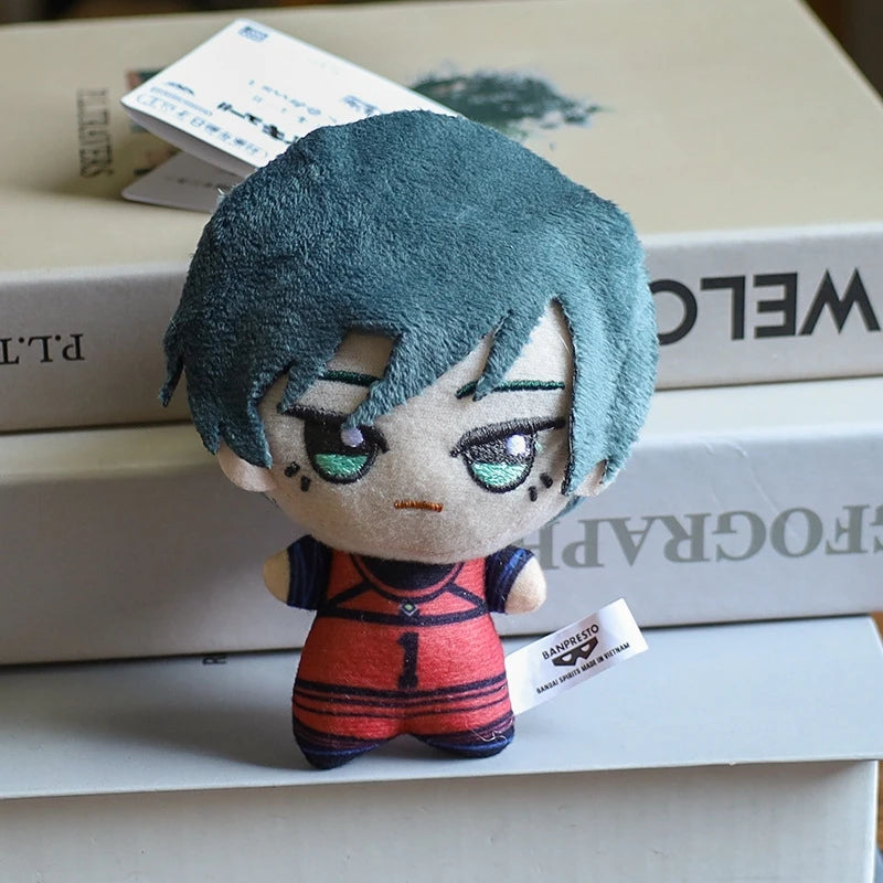 10cm Anime Volleyball Boy Blue Lock Kawaii Bag Pendant Keychain Isagi Mikage Reo Rin Itoshi Sae Blue Prison Plush Toy Kids Gift