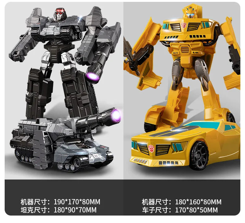 IN STOCK BPF New 21cm Robot Tank Model Toys Cool Transformation Anime Action Figures Aircraft Car Movie Kids Gift SS38 6022A