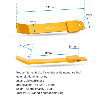 Brake Piston Maintenance Tool Piston Protrusion Reset Tool Aluminum Bicycle Tool For Single Side Clamping of piston ﻿