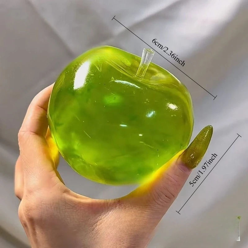 Green Apple Squeeze Toys Relieve Stress and Vent Anger Fidget Toys Plasticity Squeeze toys To Relieve Stress for Friends