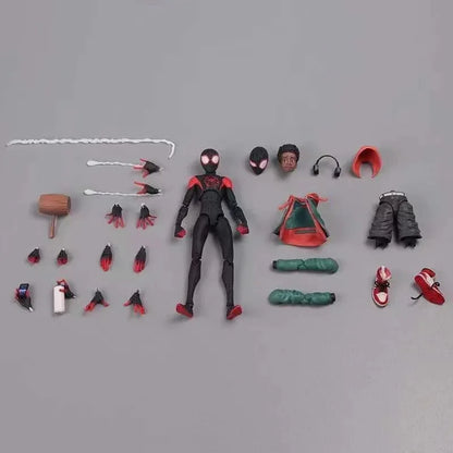 NEW Legends Sentinel SV SHF Spider Man Action Figure Spider-Verse Miles Morales Peni Parker Joint Movable Anime Figures Toys