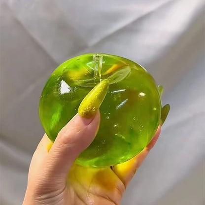 Green Apple Squeeze Toys Relieve Stress and Vent Anger Fidget Toys Plasticity Squeeze toys To Relieve Stress for Friends
