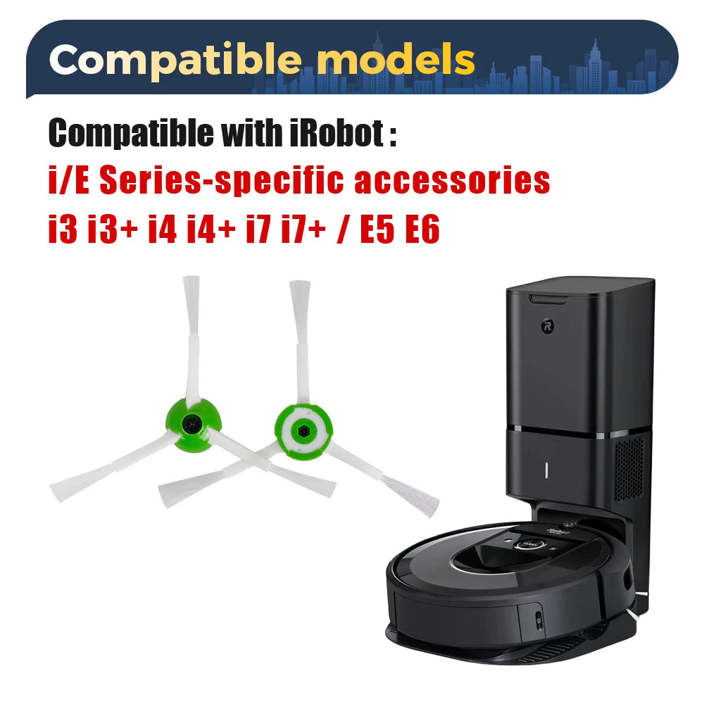 HEPA Filter Main Brush Side Brush For iRobot Roomba i2 i3 i3+ i4 i4+ i6 i6+ i7 i7+ i8 i8+ E5 E6 E7 Sweeping Robot Vacuum Parts