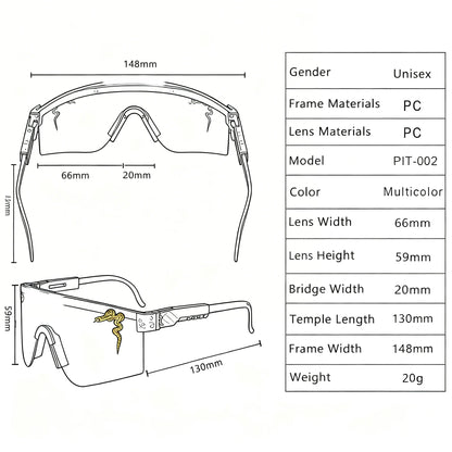 Brand Men Women Outdoor Sports Goggles UV400 Cycling Sunglasses MTB Bike Bicycle Party Running Windproof Protection Eyewear