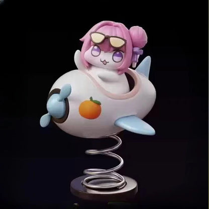 10cm Doro Yo-yo Doll Cute Figure Anime Games Peripheral Custom Model Doll Cute Decoration Toy Collections Holiday Gifts for boy