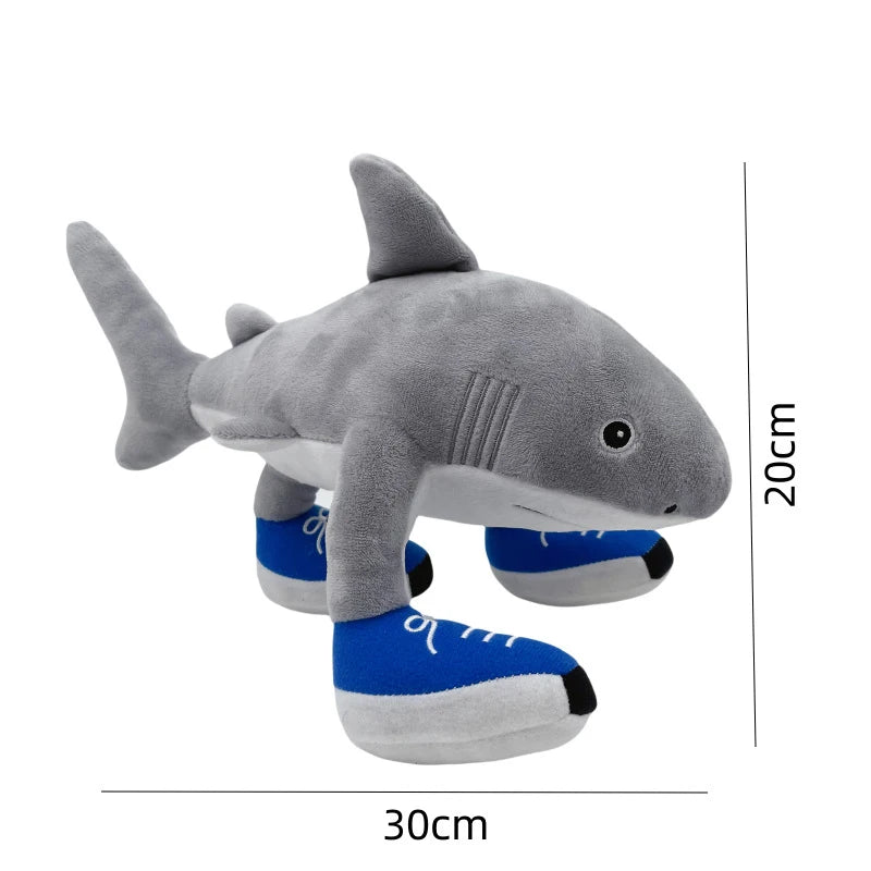 Italian Brainrot Tung Tung Tung Sahur Plush Toys 22-47cm Tungtung Sahur Tralalero Tralala Shark Plush Soft Stuffed Toy Doll Gift